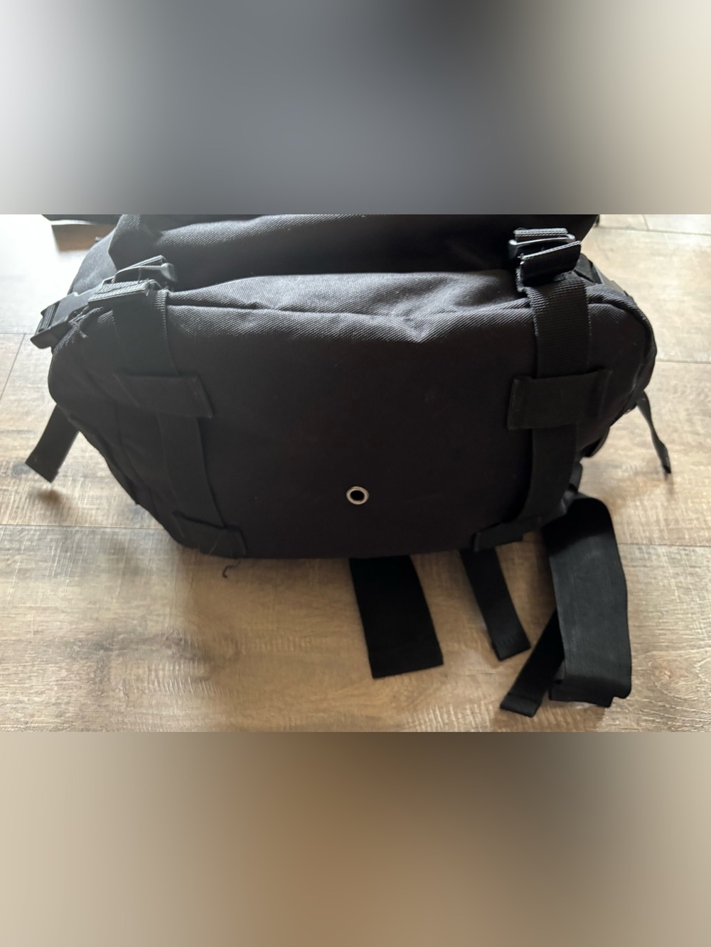 Rockland military tactical 20in black laptop backpack Molle webbing system - Picture 3 of 16